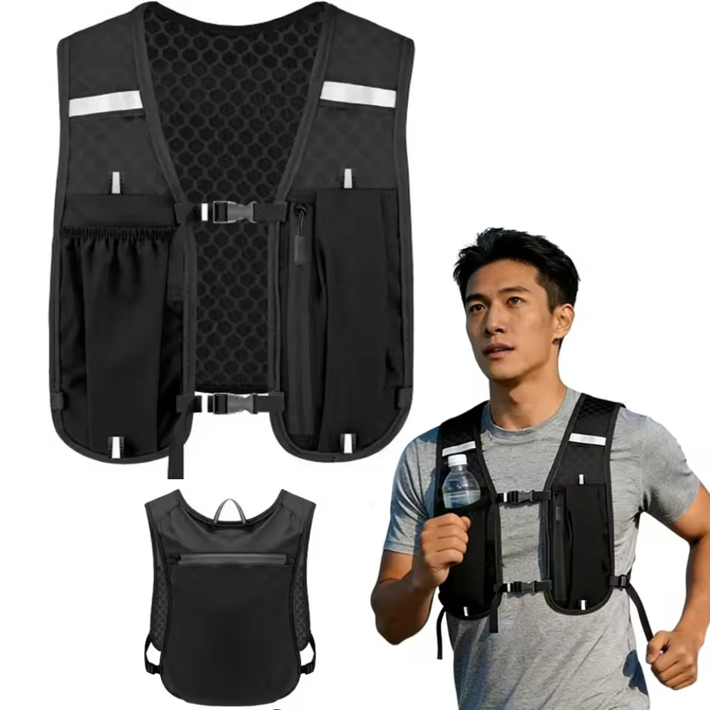 Hydration Vest - Водонепроницаемый дышащий жилет-рюкзак для бега и
