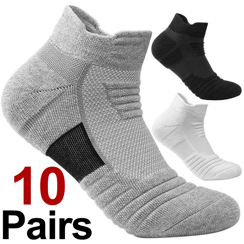Sports Socks - 10 пар мужских высококачественных вязаных спортивных
