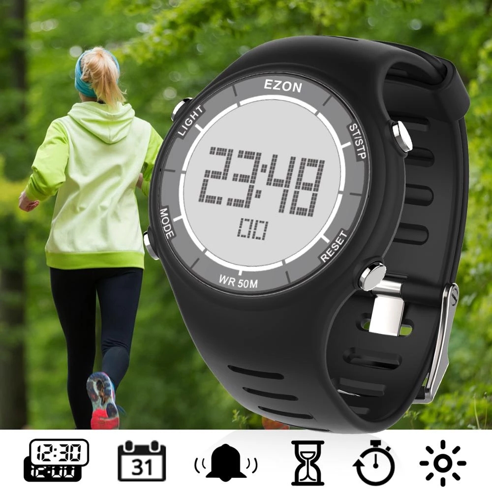 Running Watch - EZON новые модные женские цифровые спортивные