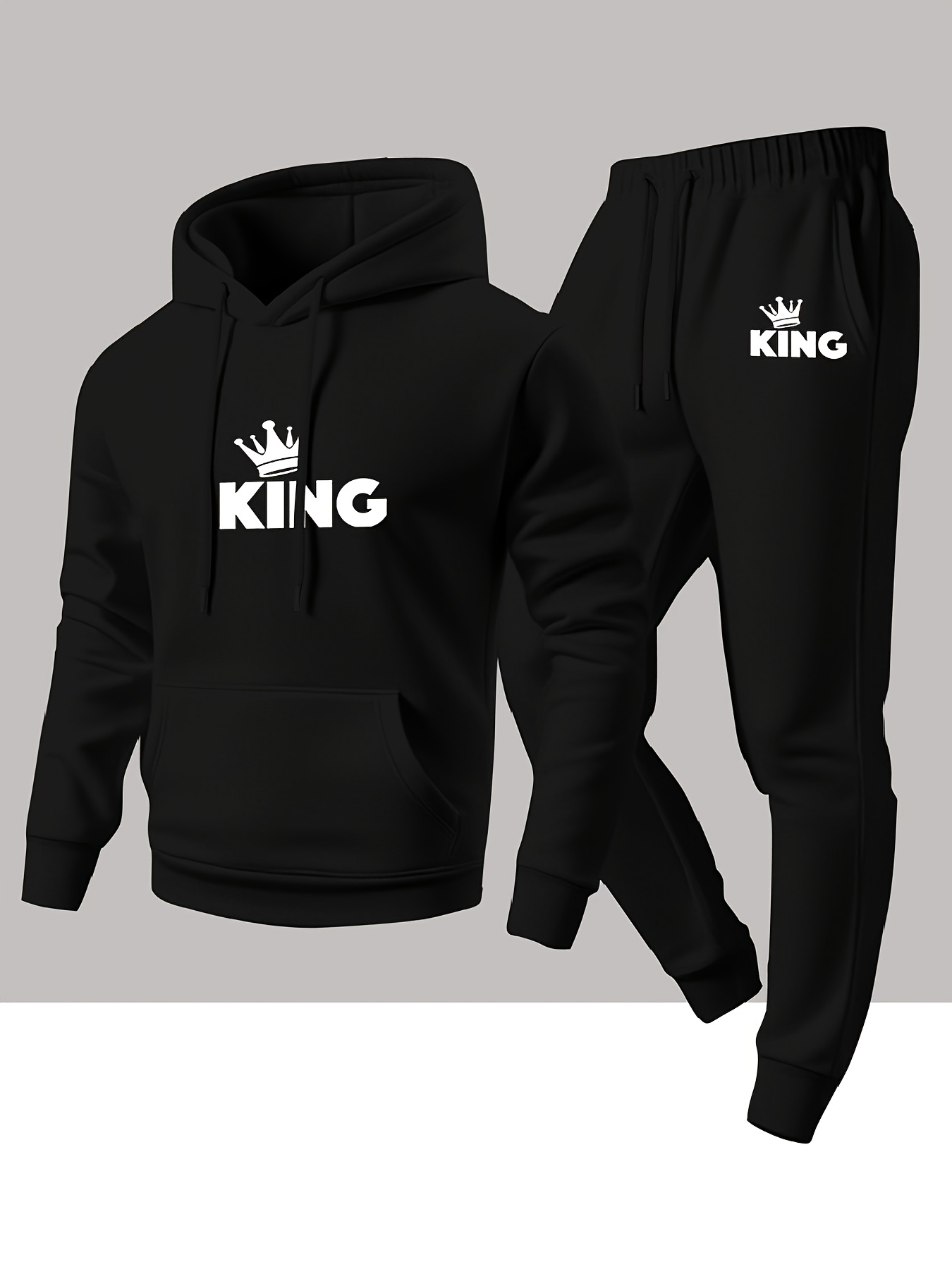 Joggers Pants - 2026Men KING Комплект из худи и