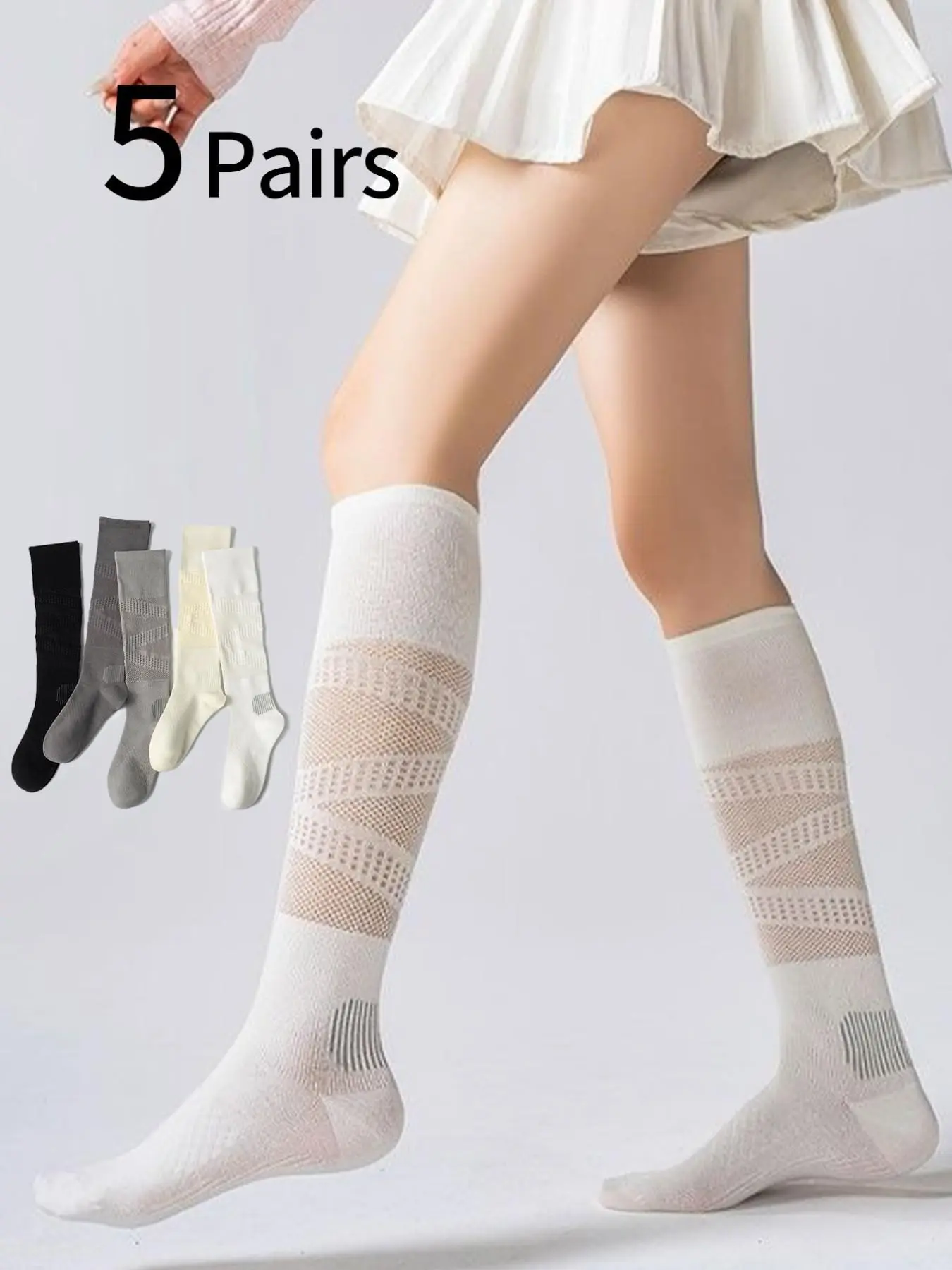 Sports Socks - 5 пар женских спортивных носков, атлетические