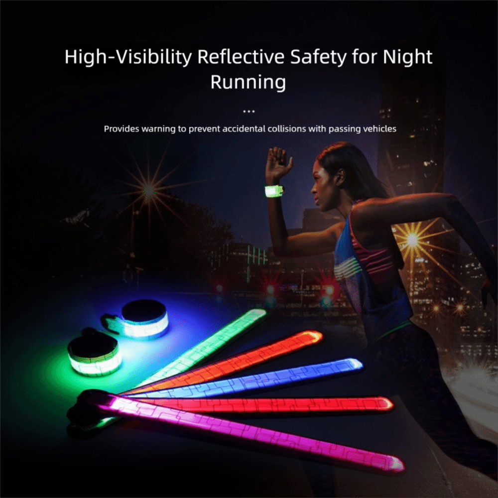 Running Visibility Gear - Стиль батареи, браслет для ночного бега,