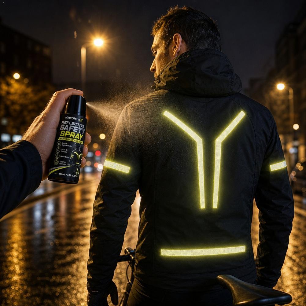 Running Visibility Gear - Ночной светоотражающий спрей для безопасности, высокопрочное