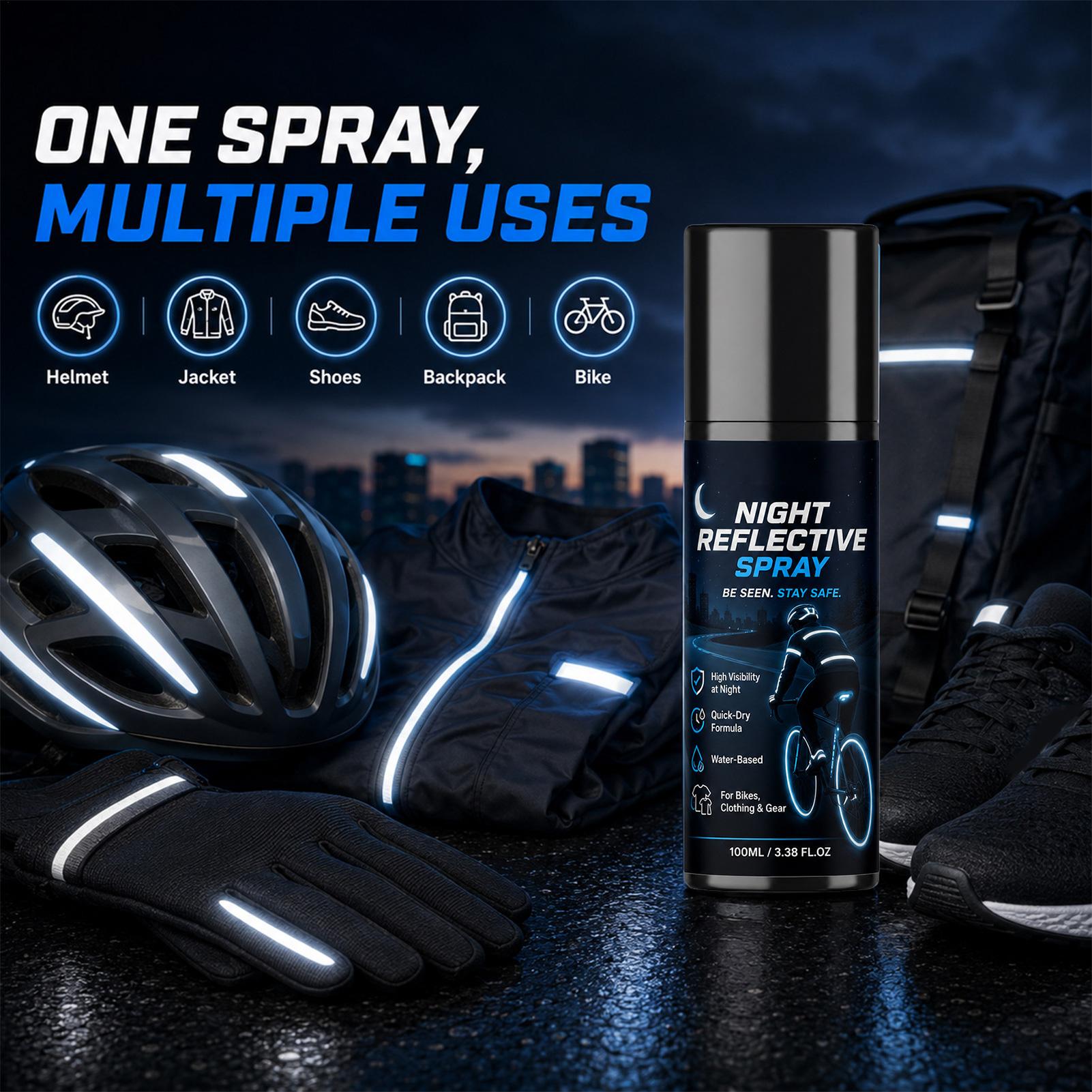 Светоотражающий спрей для нане – обзор и цена Running Visibility Gear