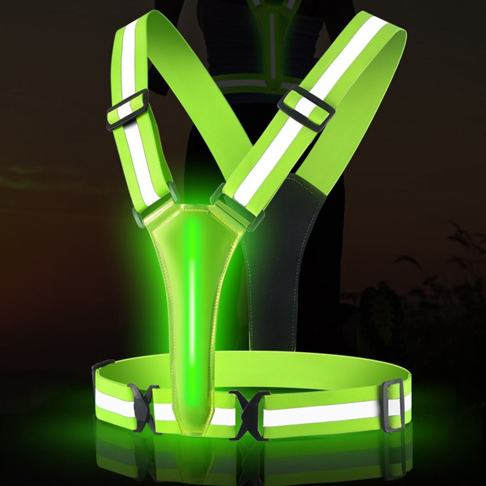 Светоотражающий жилет с LED-по – обзор и цена Running Visibility Gear