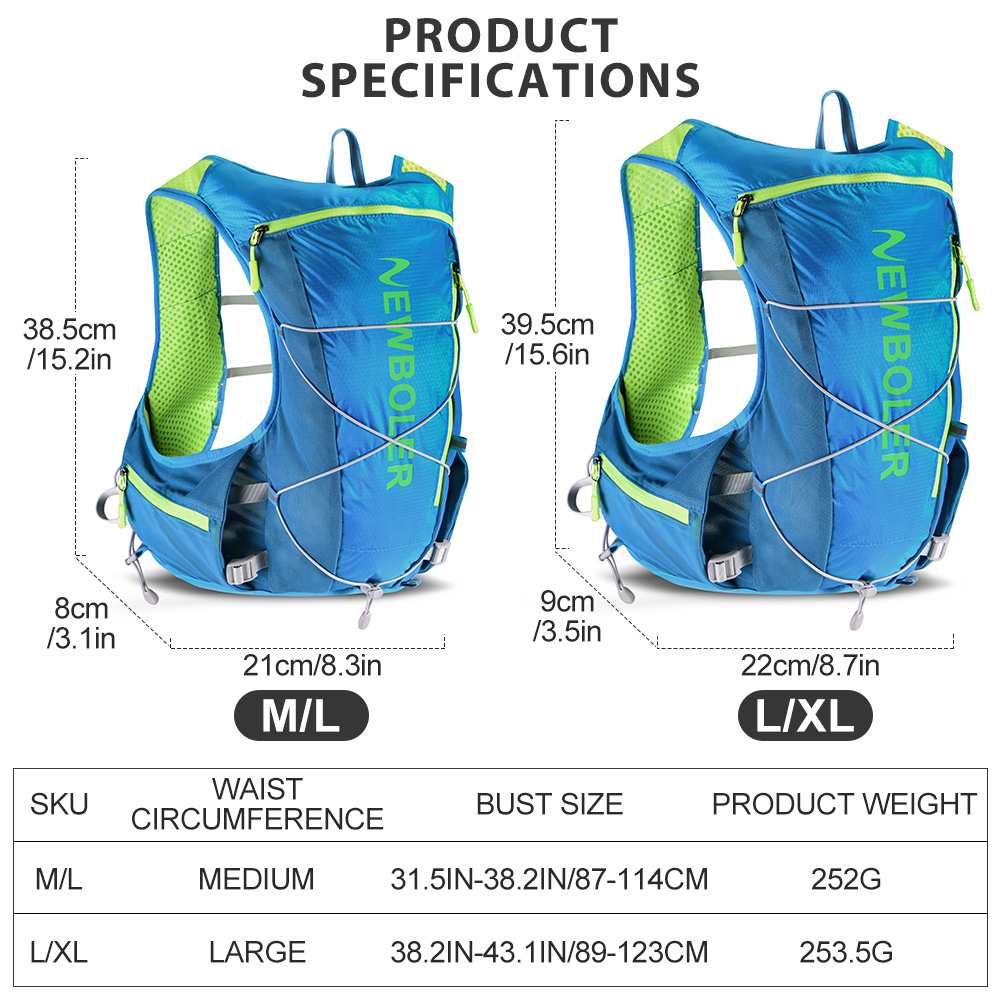 НОВИНКА: Рюкзак-жилет NEWBOLER – обзор и цена Hydration Vest