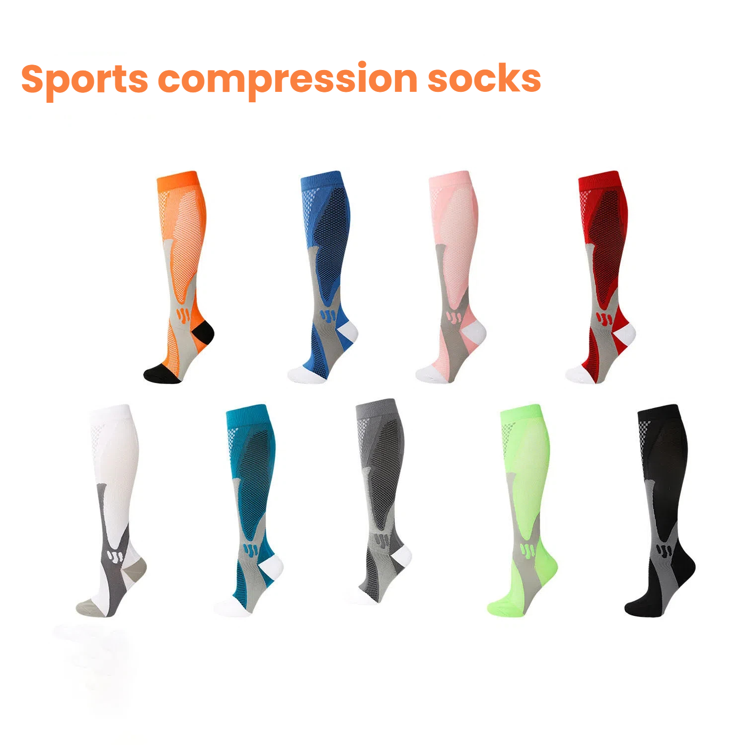Нейлоновые компрессионные носк – обзор и цена Sports Socks