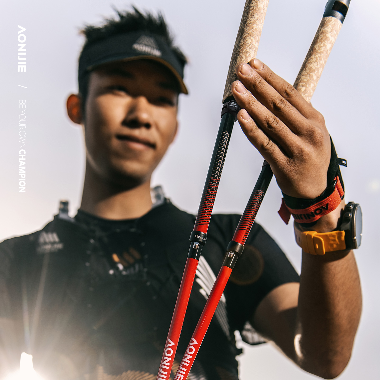 2 шт. складных карбоновых трек – обзор и цена Trekking Pole Carbon