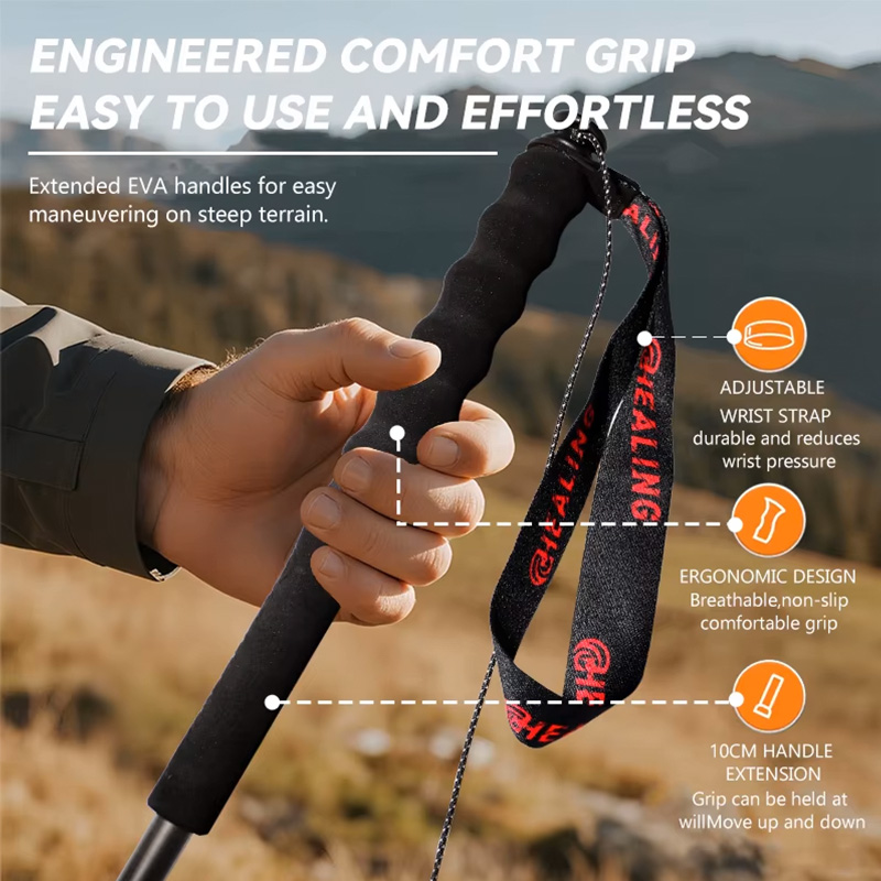 OKHEALING 110 г Ультралегкие 5 – обзор и цена Trekking Pole Carbon