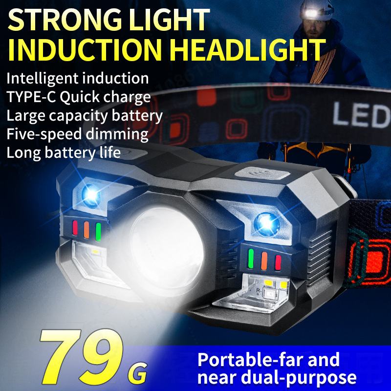 Светодиодный индукционный нало – обзор и цена Running Headlamp