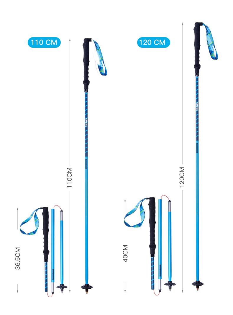 2шт AONIJIE все виды походов т – обзор и цена Trekking Pole Carbon