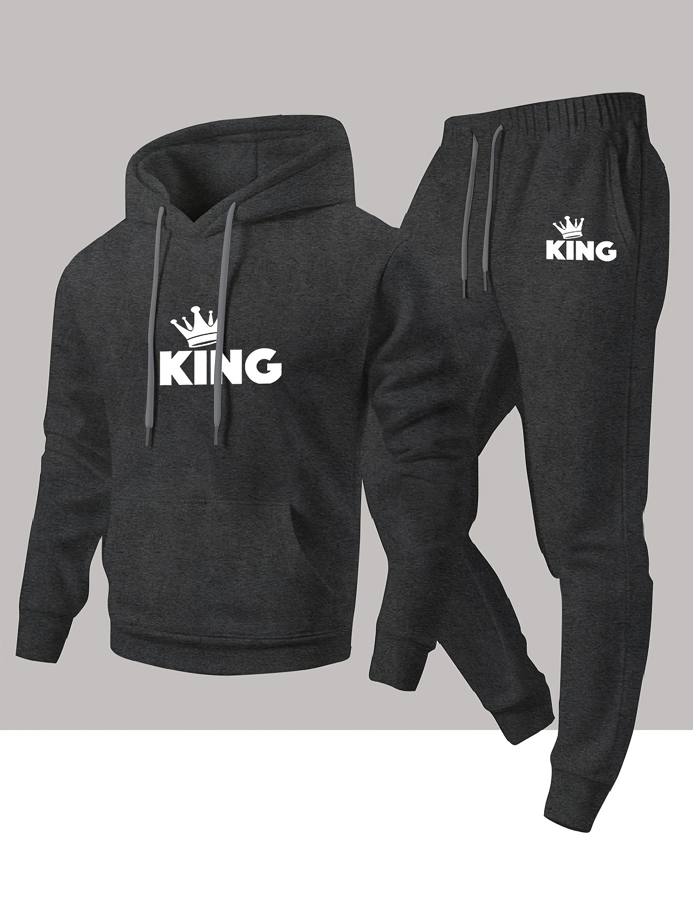 2026Men KING Комплект из худи  – обзор и цена Joggers Pants