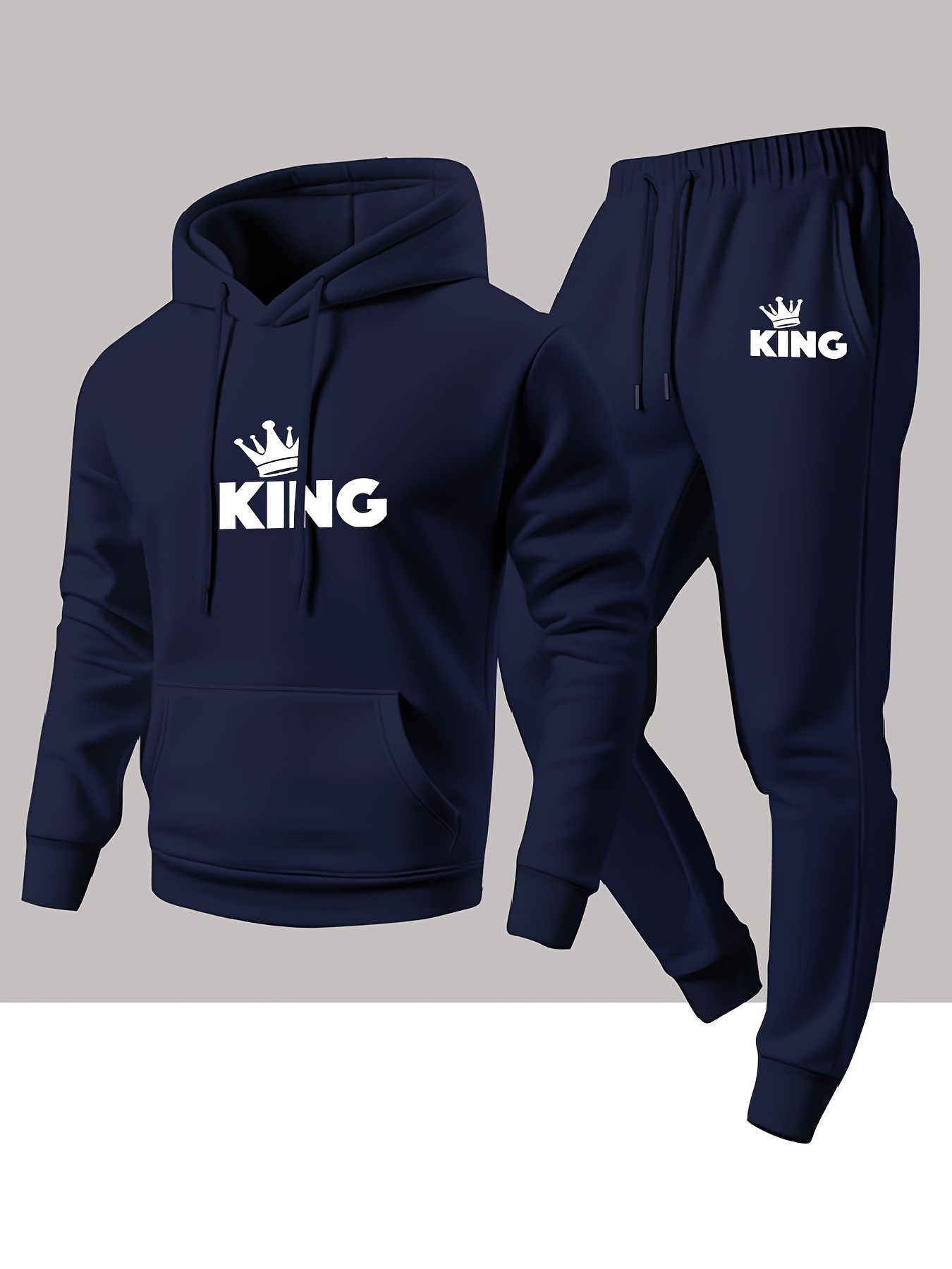 2026Men KING Комплект из худи  – обзор и цена Joggers Pants
