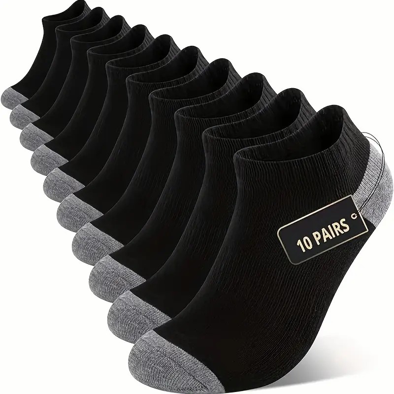 10/30 пар нейтральных однотонн – обзор и цена Sports Socks
