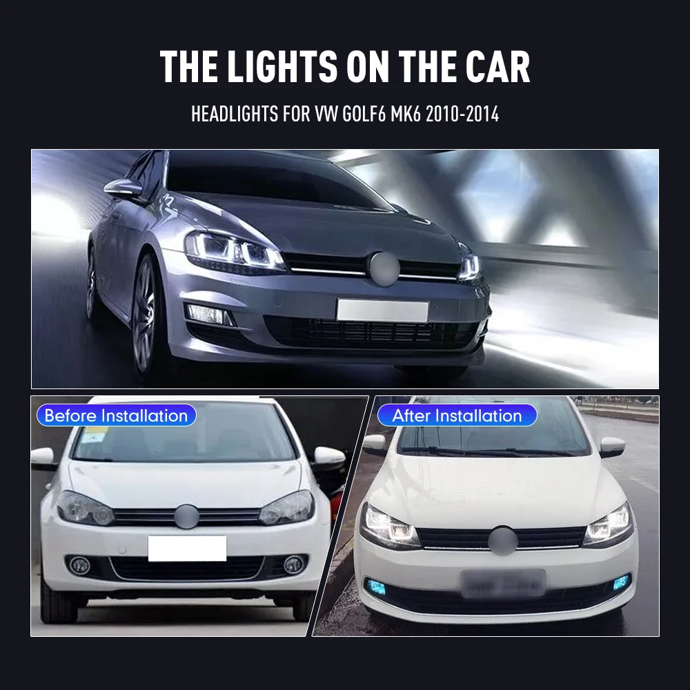2 шт. автомобильные фары для V – обзор и цена Running Headlamp