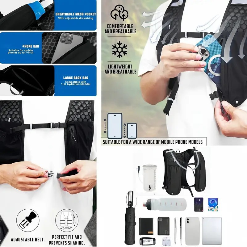 Универсальный спортивный жилет – обзор и цена Hydration Vest