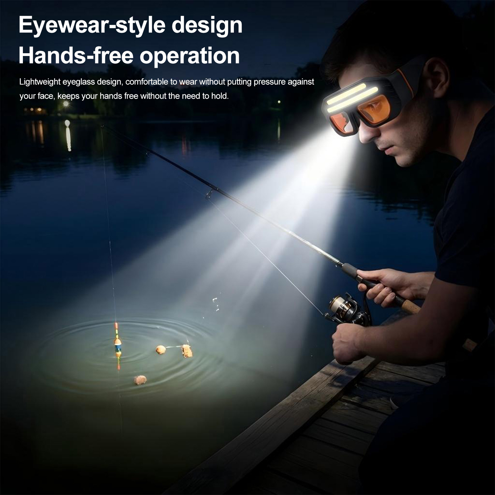 Светодиодные очки с двойным ис – обзор и цена Running Headlamp