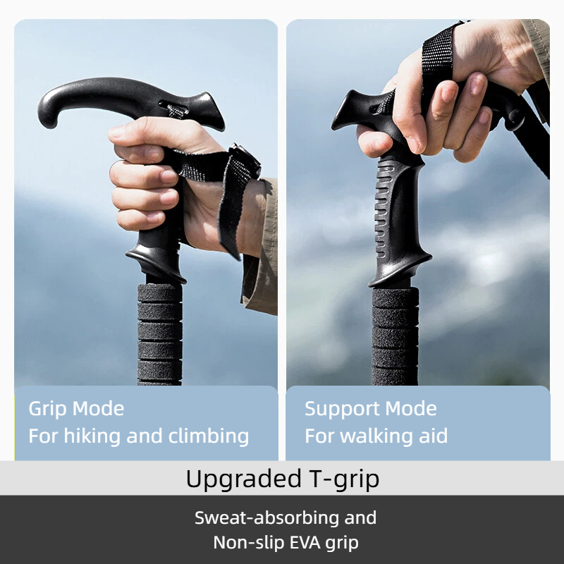 BISINNA 2 шт. Трекинговые палк – обзор и цена Trekking Pole Carbon