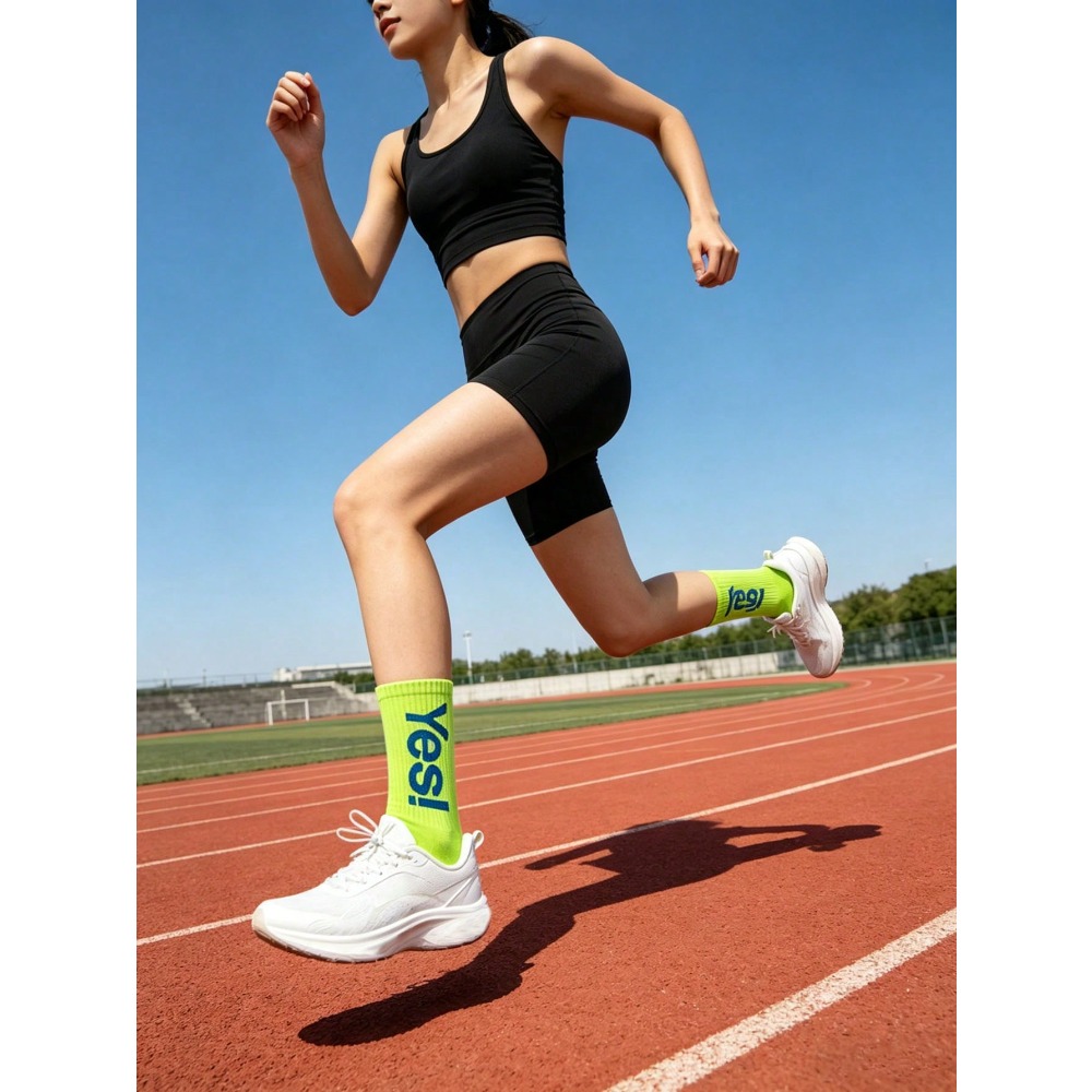 Носки с флуоресцентным буквенн – обзор и цена Sports Socks