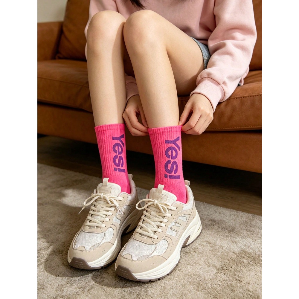 Носки с флуоресцентным буквенн – обзор и цена Sports Socks