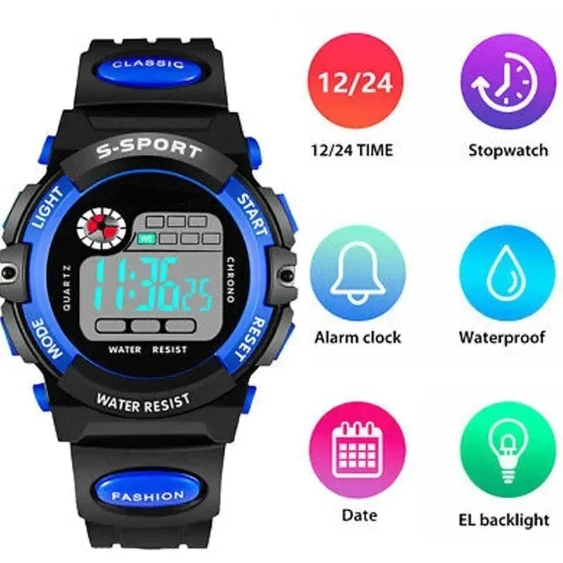 Детские электронные часы для м – обзор и цена Running Watch