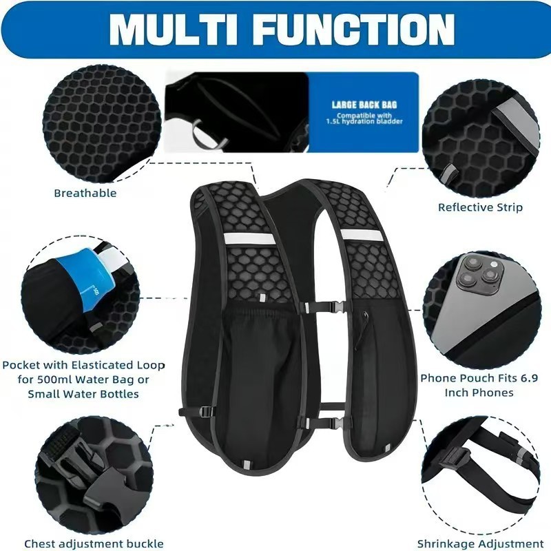 Водонепроницаемый дышащий жиле – обзор и цена Hydration Vest