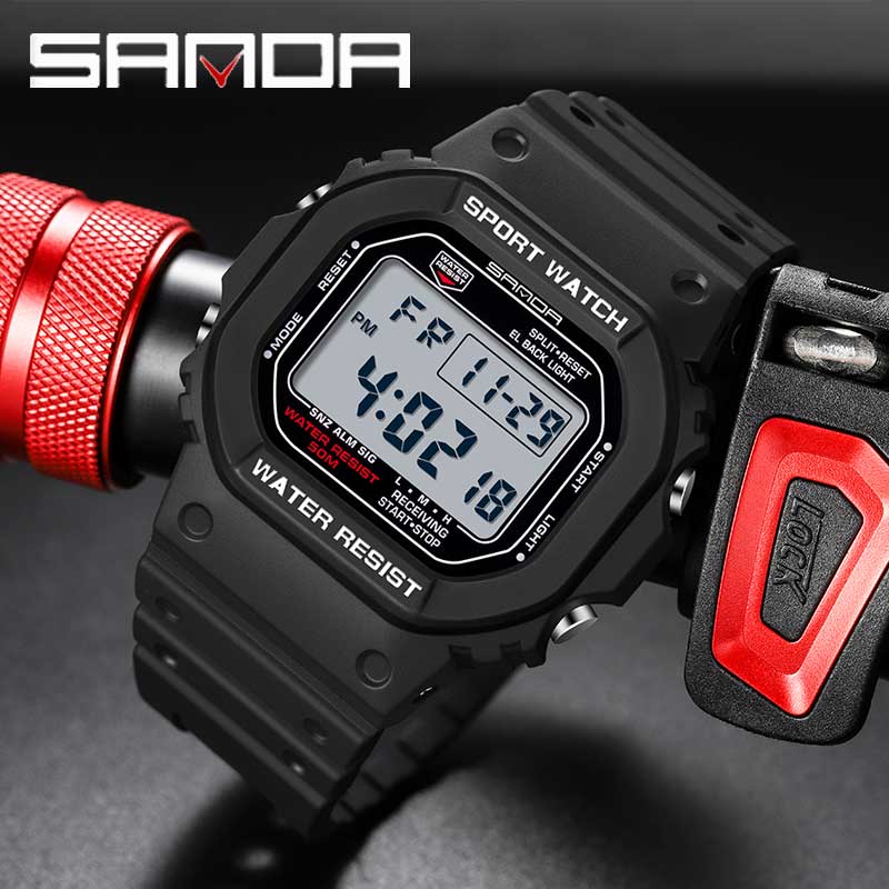 SANDA G Стиль Цифровые Часы Му – обзор и цена Running Watch