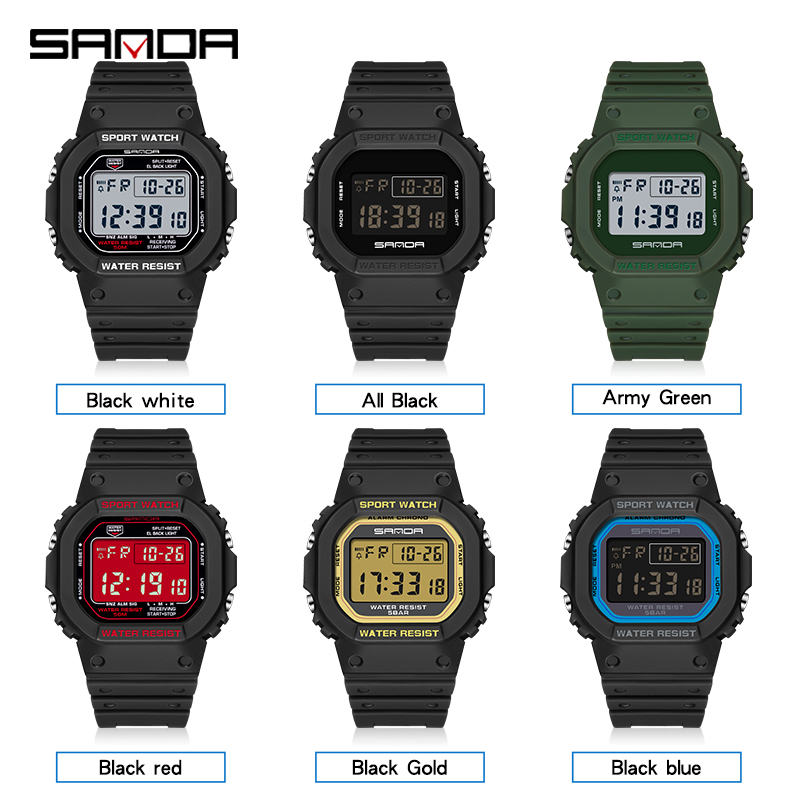 SANDA G Стиль Цифровые Часы Му – обзор и цена Running Watch