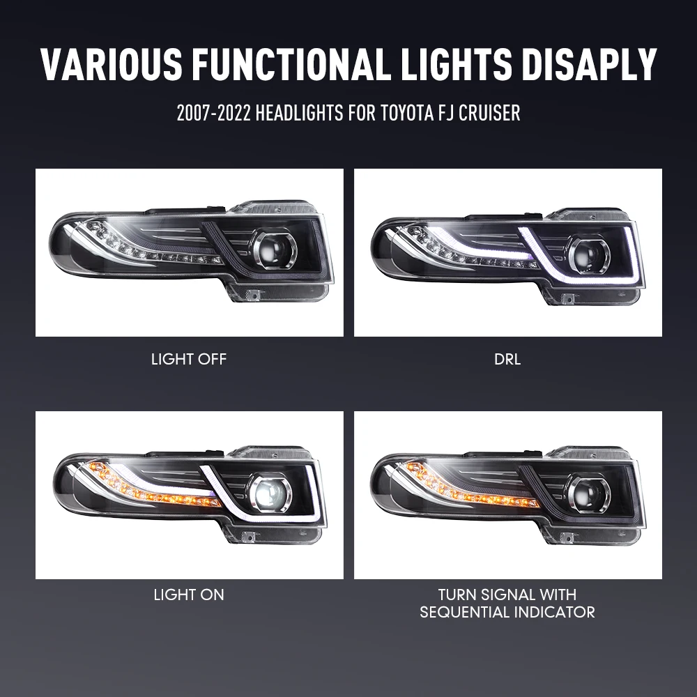 2 шт. автомобильный Стайлинг ф – обзор и цена Running Headlamp